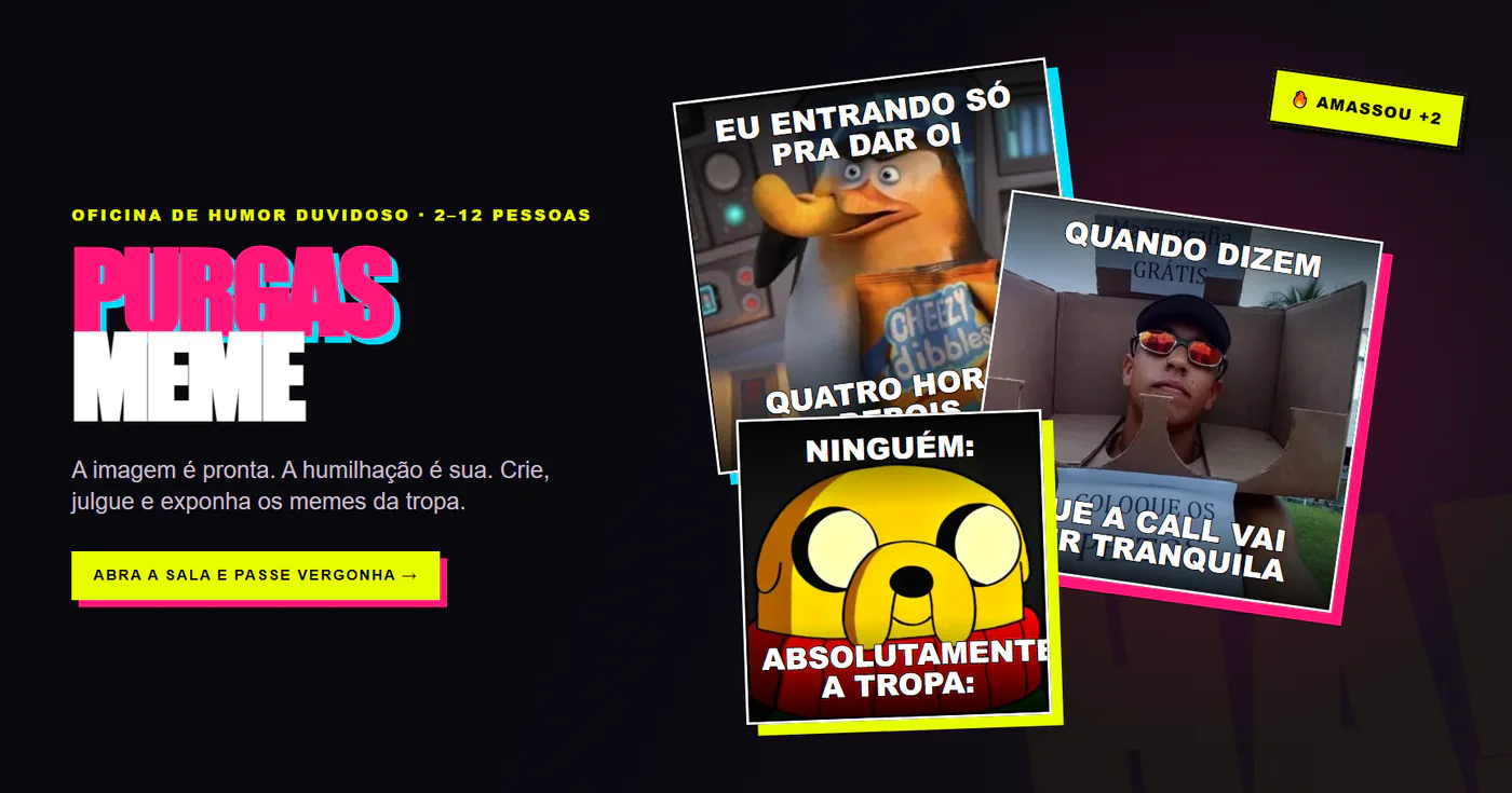 Oficina de memes do PurgasMeme
